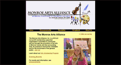 Desktop Screenshot of monroeartsalliance.org